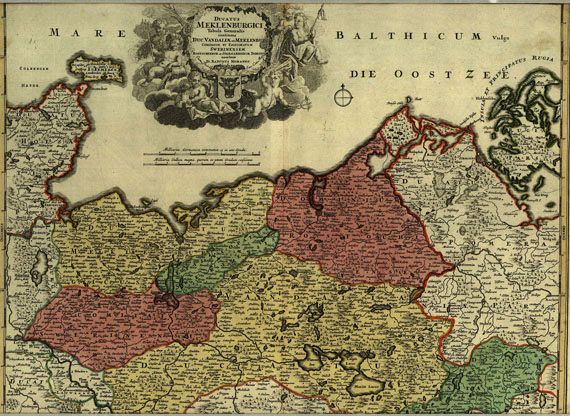  Mecklenburg-Vorpommern - 1 Bl. Mecklenburg-Vorpommern. Dabei: 1 Bl. Royaume de Pologne.