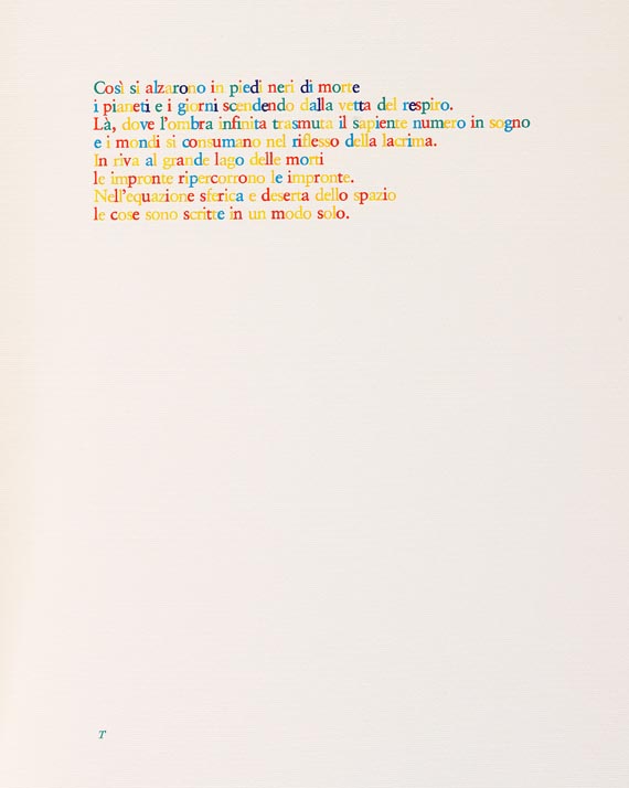 Claudio Parmiggiani - Poesie dipinte, 1981