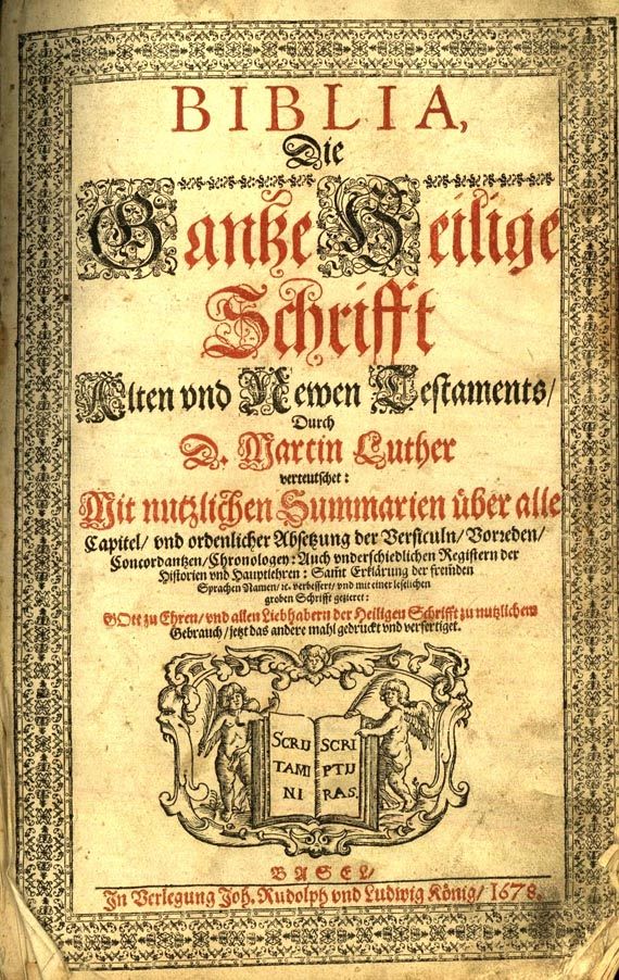  Biblia germanica - Biblia Germanica 1678