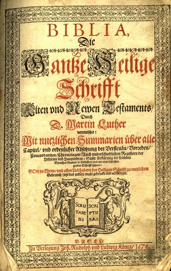 Biblia germanica - Biblia Germanica 1678