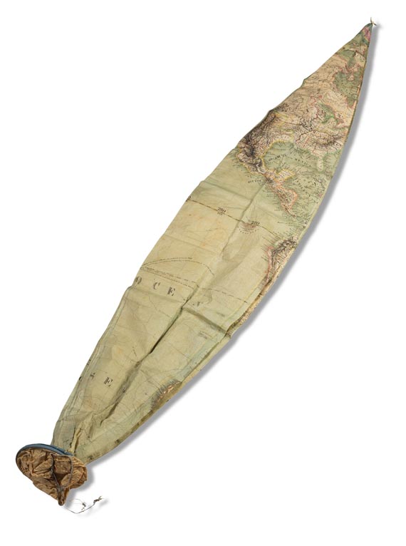  Globus - Cella, Ph., Pneumat. portativer Erdglobus. In Schachtel. 1831. - Weitere Abbildung