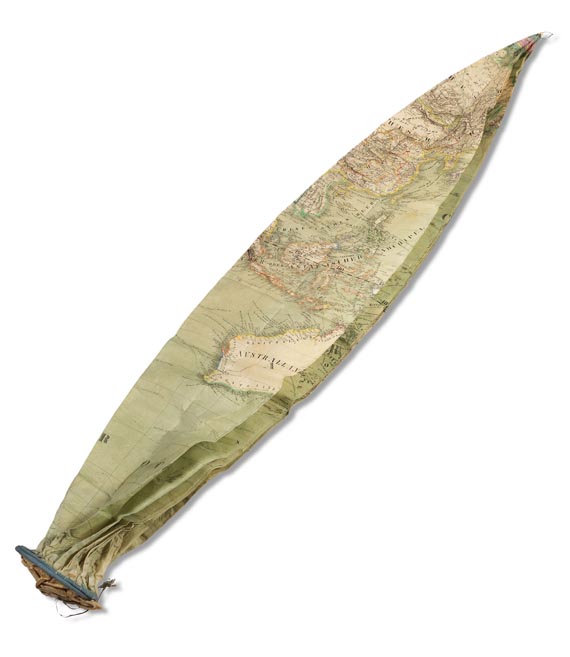  Globus - Cella, Ph., Pneumat. portativer Erdglobus. In Schachtel. 1831. - Weitere Abbildung