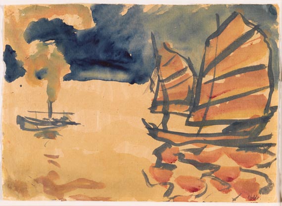 Emil Nolde - Dschunken - Weitere Abbildung