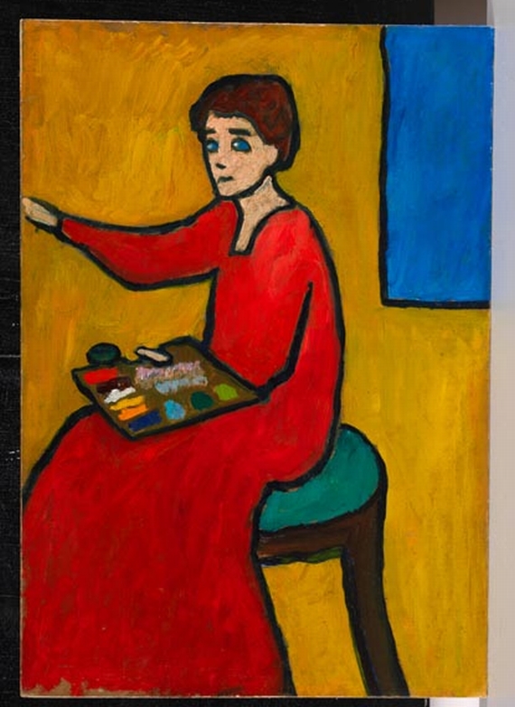 Gabriele Münter - Beim Malen (wohl Marianne von Werefkin) - Weitere Abbildung