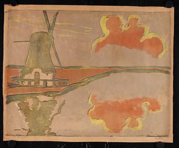 Emil Nolde - Mühle am Wasser - Weitere Abbildung