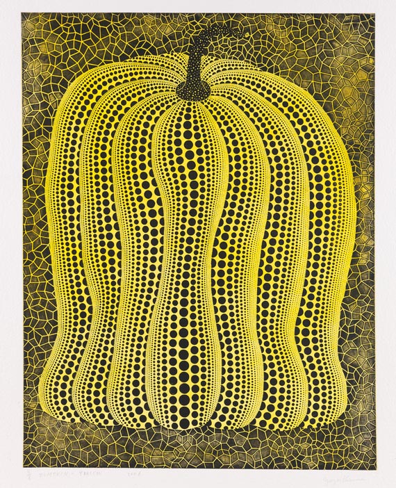 Yayoi Kusama - Pumpkin - yellow