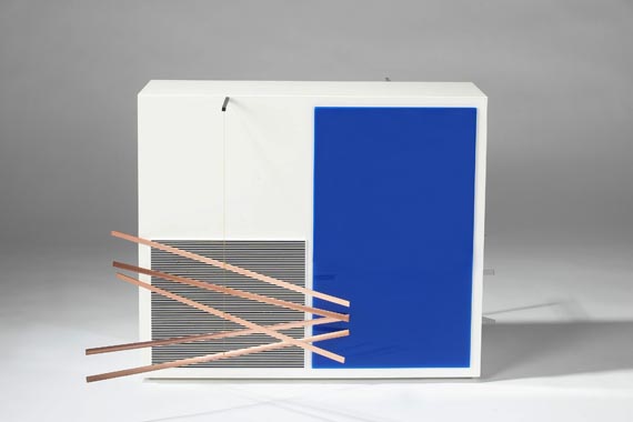 Jesús Raphael Soto - Vibration bleue et jaune - Weitere Abbildung