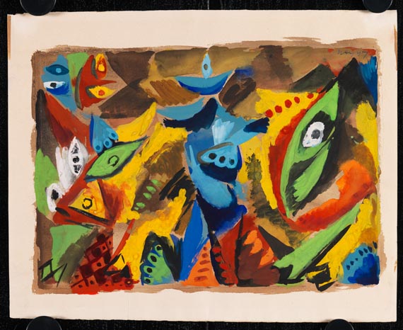 Ernst Wilhelm Nay - Männer mit Stier - Weitere Abbildung