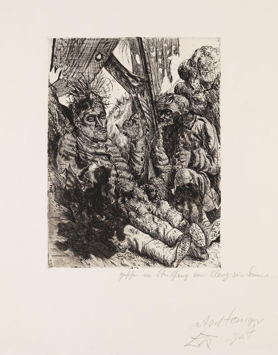 Otto Dix - Gesehen am Steilhang von Cléry-sur-Somme