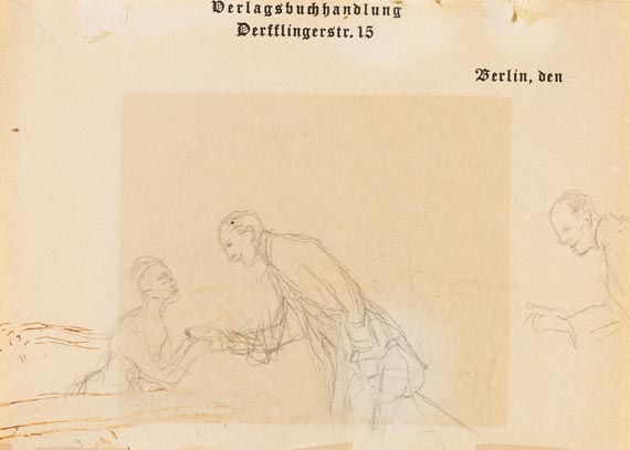 Max Liebermann - Frau in Landschaft - Weitere Abbildung