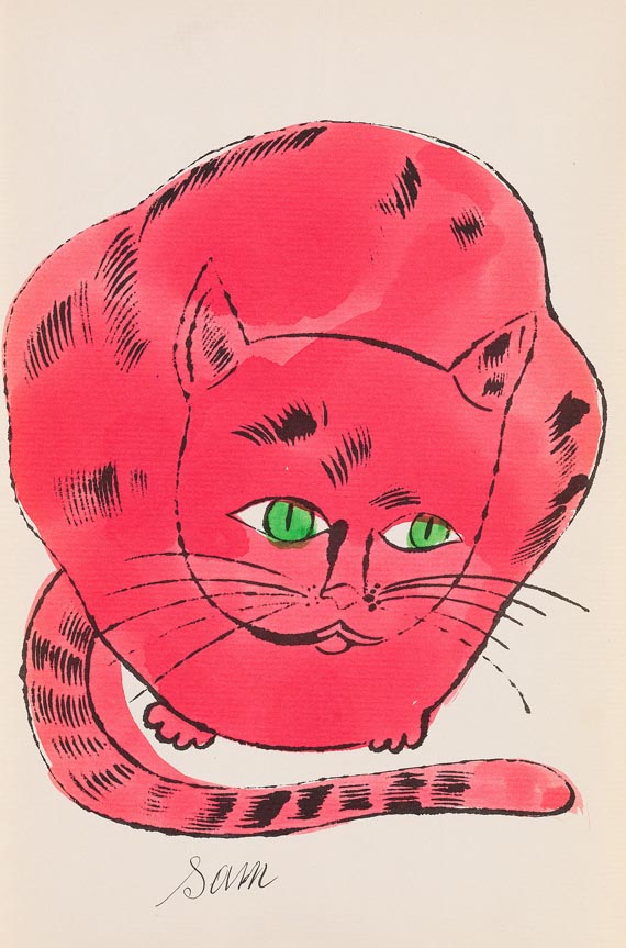 Andy Warhol - Big Sam with Green Eyes