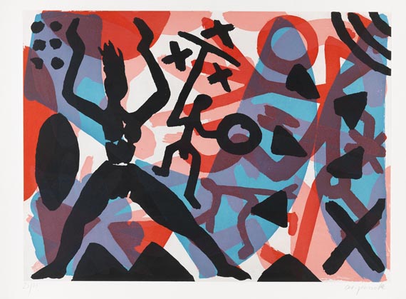 A. R. Penck (d.i. Ralf Winkler) - Ohne Titel