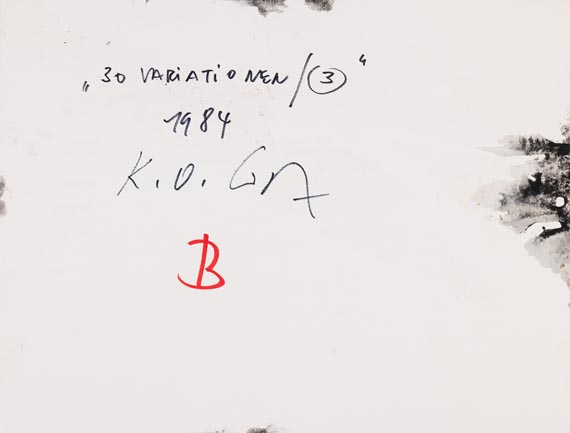 Karl Otto Götz - 30 Variationen/ 3 - Signatur