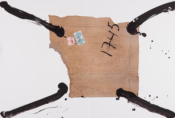 Antoni Tàpies - Mitscherlich, A., Sinnieren über Schmutz (1978)