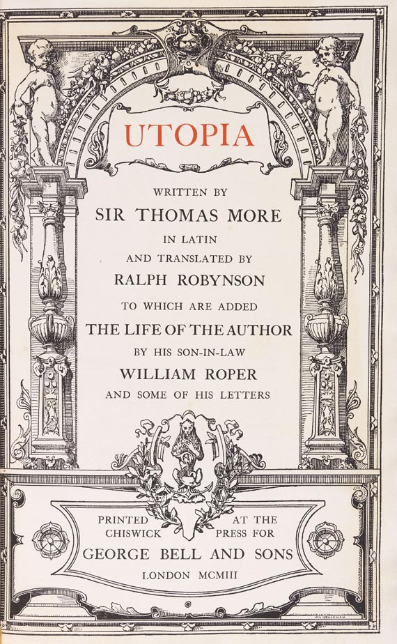 Chiswick Press - Moore, Thomas, Utopia (1903)