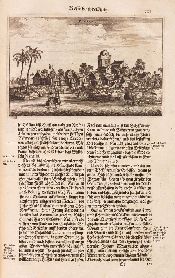 Johan Neuhof - Die Gesantschaft der Ost-Indischen Geselschaft. 1669