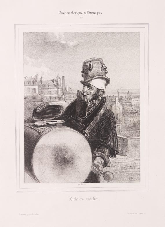   - Musiciens Comiques ou pittoresques. Um 1845.