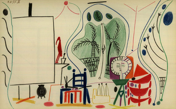 Pablo Picasso - Carnet de la Californie. 1959