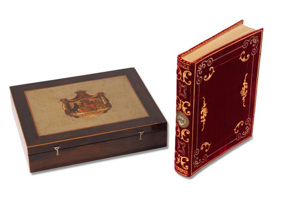 J. H. Tiedemann - Mecklenburgisches Wappenbuch. 1837 - Einband