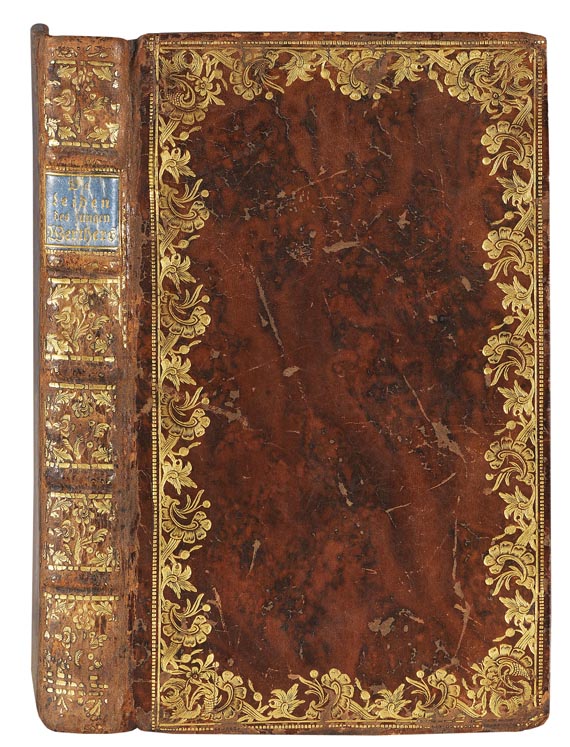 Johann Wolfgang von Goethe - Die Leiden des jungen Werthers (1775) - Einband