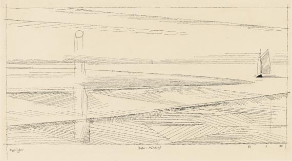Lyonel Feininger - Rega-Mündung