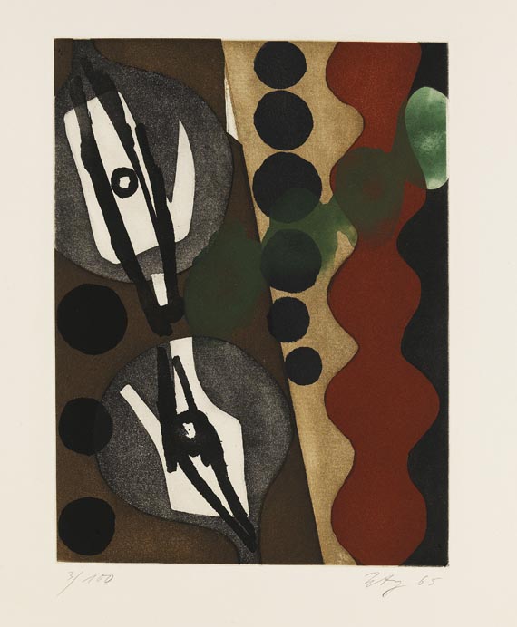 Ernst Wilhelm Nay - Sechs Aquatinten über den Menschen - Weitere Abbildung