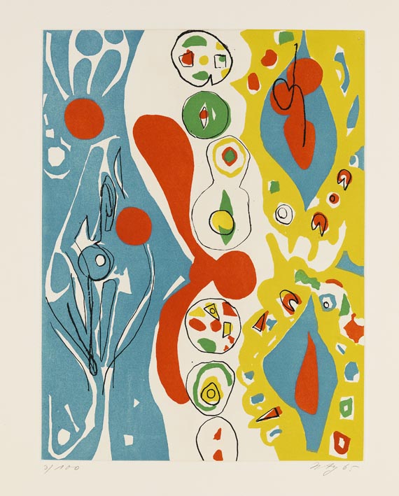 Ernst Wilhelm Nay - Sechs Aquatinten über den Menschen - Weitere Abbildung