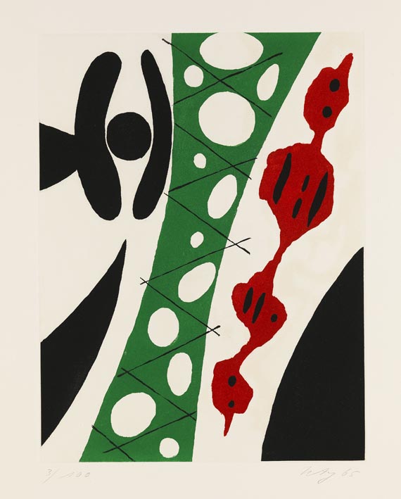 Ernst Wilhelm Nay - Sechs Aquatinten über den Menschen - Weitere Abbildung