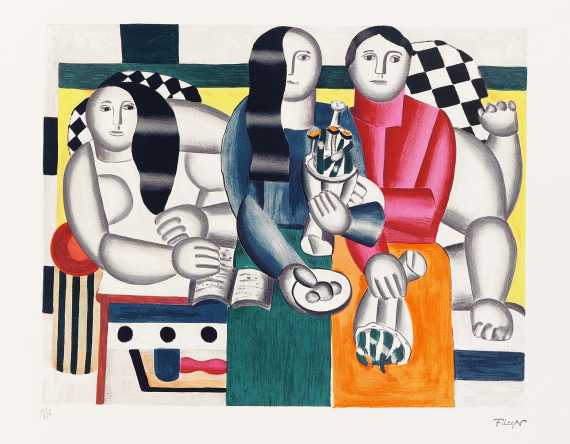 Fernand Léger - Les femmes au bouquet