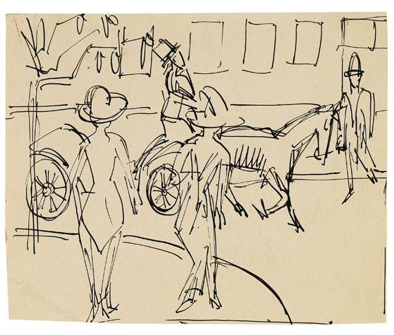 Ernst Ludwig Kirchner - Straßenszene