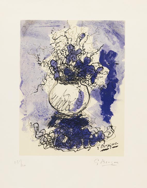 Georges Braque - Bouquet. Fleurs à l