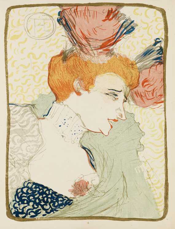 Henri de Toulouse-Lautrec - Mademoiselle Marcelle Lender, en buste