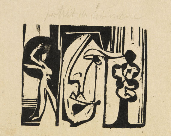 Ernst Ludwig Kirchner - 5 Blätter: Illustrationen zu Gustav Schiefler, Die Graphik Ernst Ludwig Kirchners, Band II Berlin 1931 - Weitere Abbildung