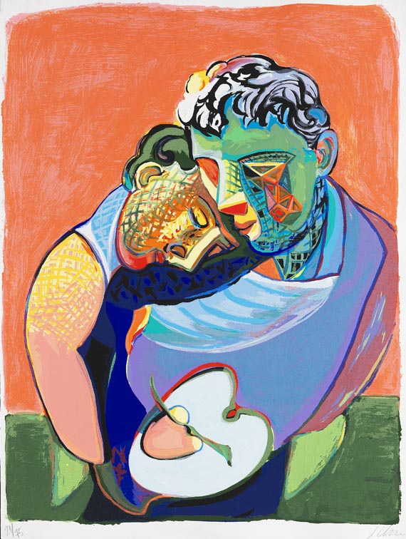 Sandro Chia - Figure in amore - Weitere Abbildung