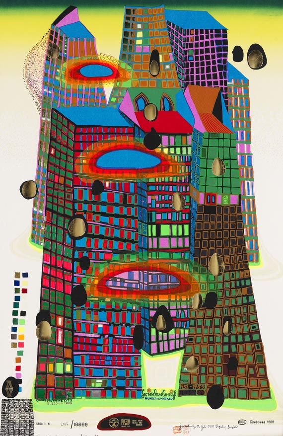 Friedensreich Hundertwasser - Good morning city - Bleeding town