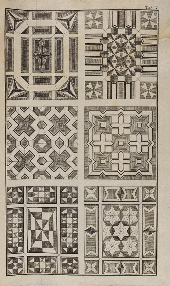 Johann Friedrich Penther - Anleitung zu Bürgerlichen Baukunst, 4 Bde. 1744. - Weitere Abbildung