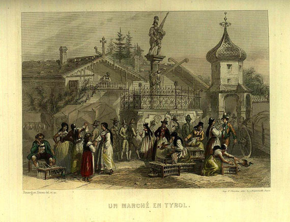 Xavier Marmier - Voyage en allemagne 1860, 2 Bde.