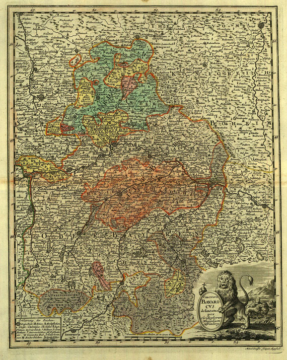  Deutschland - 21 Bll. Deutschlandkarten (versch. Formate)