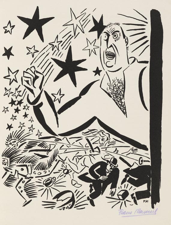 Frans Masereel - Sternheim, Fairfax. 1922