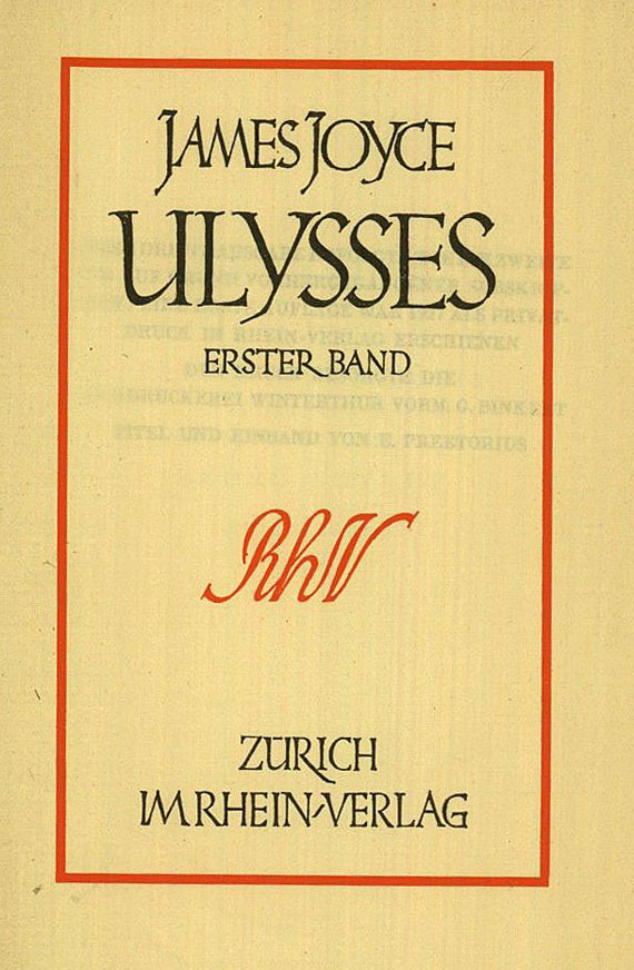 James Joyce - Ulysses. 1930. 2 Bde.