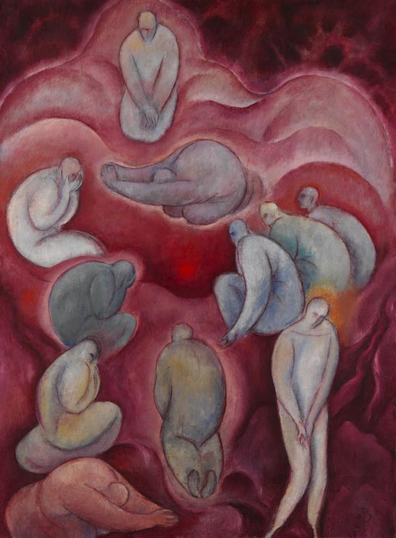 Albert Bloch - Eine Gruppe - Gethsemane