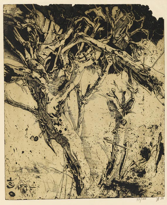 Horst Janssen - Laokoon - "Die Bäume der Annette" - Weitere Abbildung