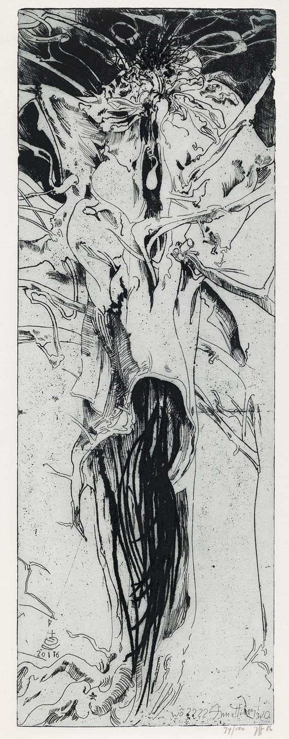 Horst Janssen - Laokoon - "Die Bäume der Annette" - Weitere Abbildung
