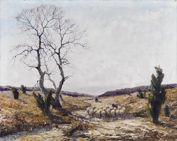 Otto Pippel - Vorfrühling auf der Heide