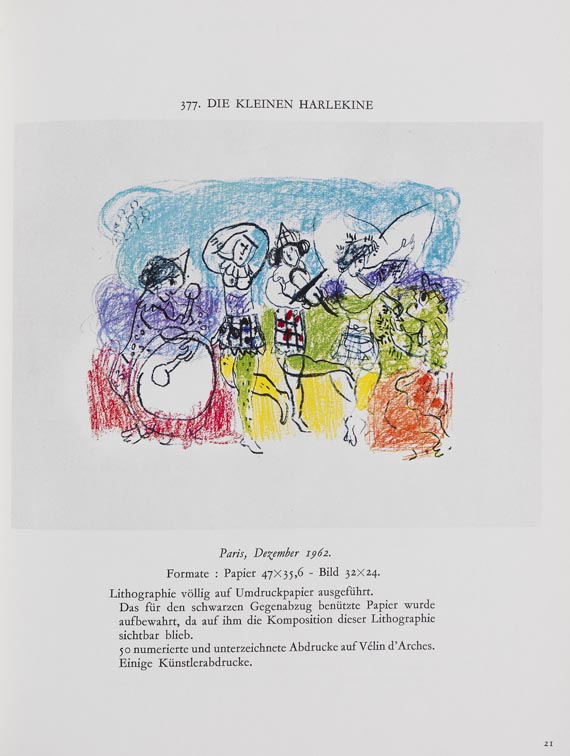 Marc Chagall - Chagall. Lithograph. Deutsche Ausgabe. Bände I-IV (von VI) - Weitere Abbildung