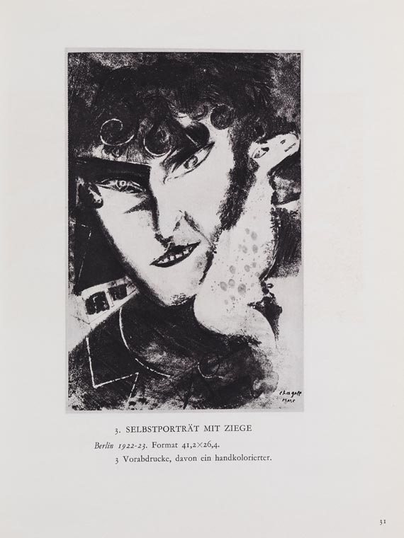 Marc Chagall - Chagall. Lithograph. Deutsche Ausgabe. Bände I-IV (von VI)