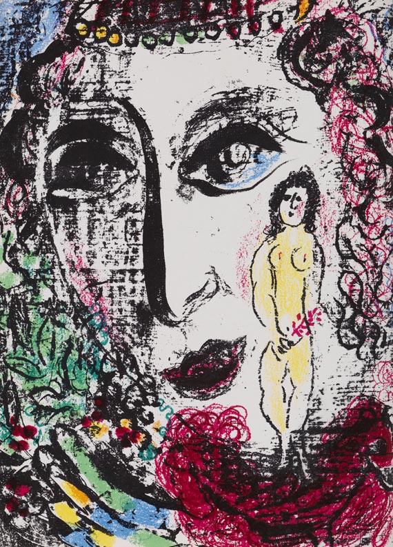 Marc Chagall - Chagall. Lithograph. Deutsche Ausgabe. Bände I-IV (von VI)