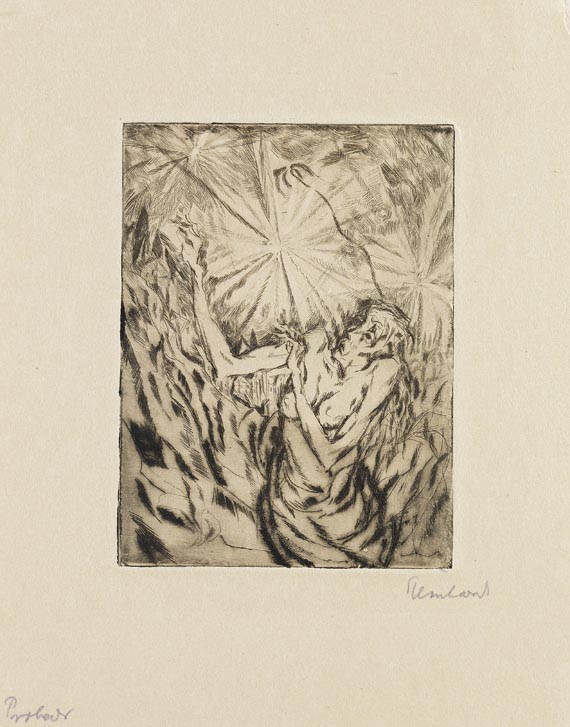 Jakob Steinhardt - 2 Blätter: Traum und Traum II
