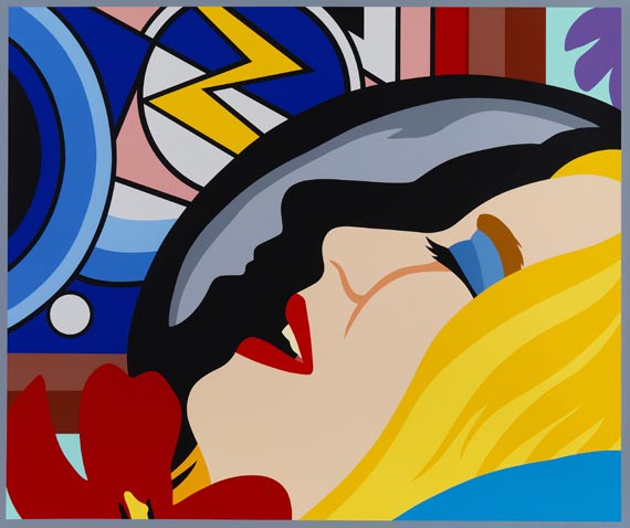 Tom Wesselmann - Bedroom face with Lichtenstein