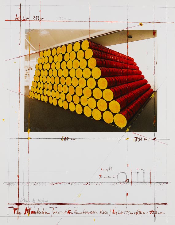 Christo - Mastaba, Projekt für den Kölnischen Kunstverein